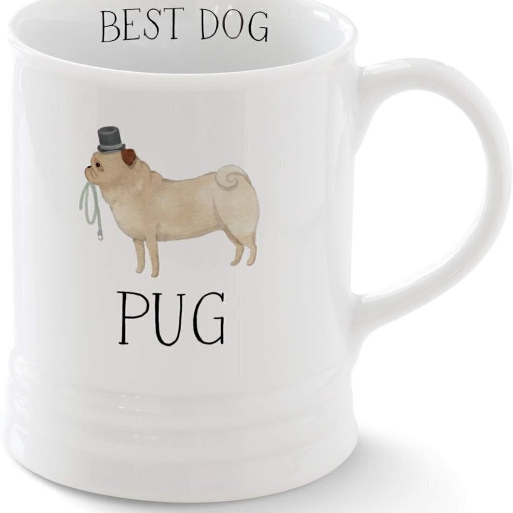 PUG MUG - PUG BEST DOG MUG / BRAND NEW / GIFT FOR PUG LOVERS